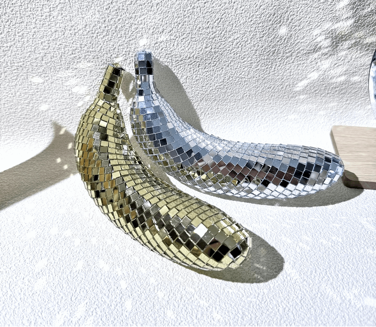 Accessoire déco fun banane disco pour intérieur original