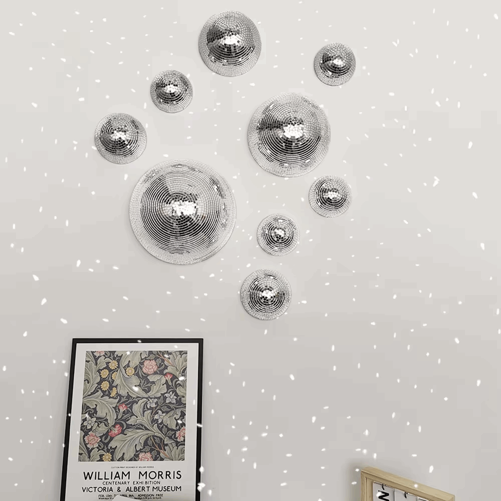 Boule disco murale – Accessoire tendance pour une décoration rétro et moderne