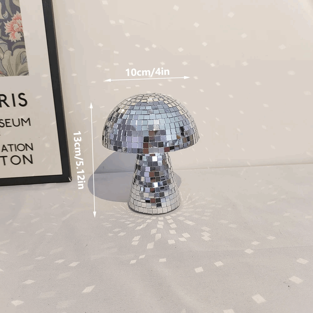 Champignon miroir déco design années 70