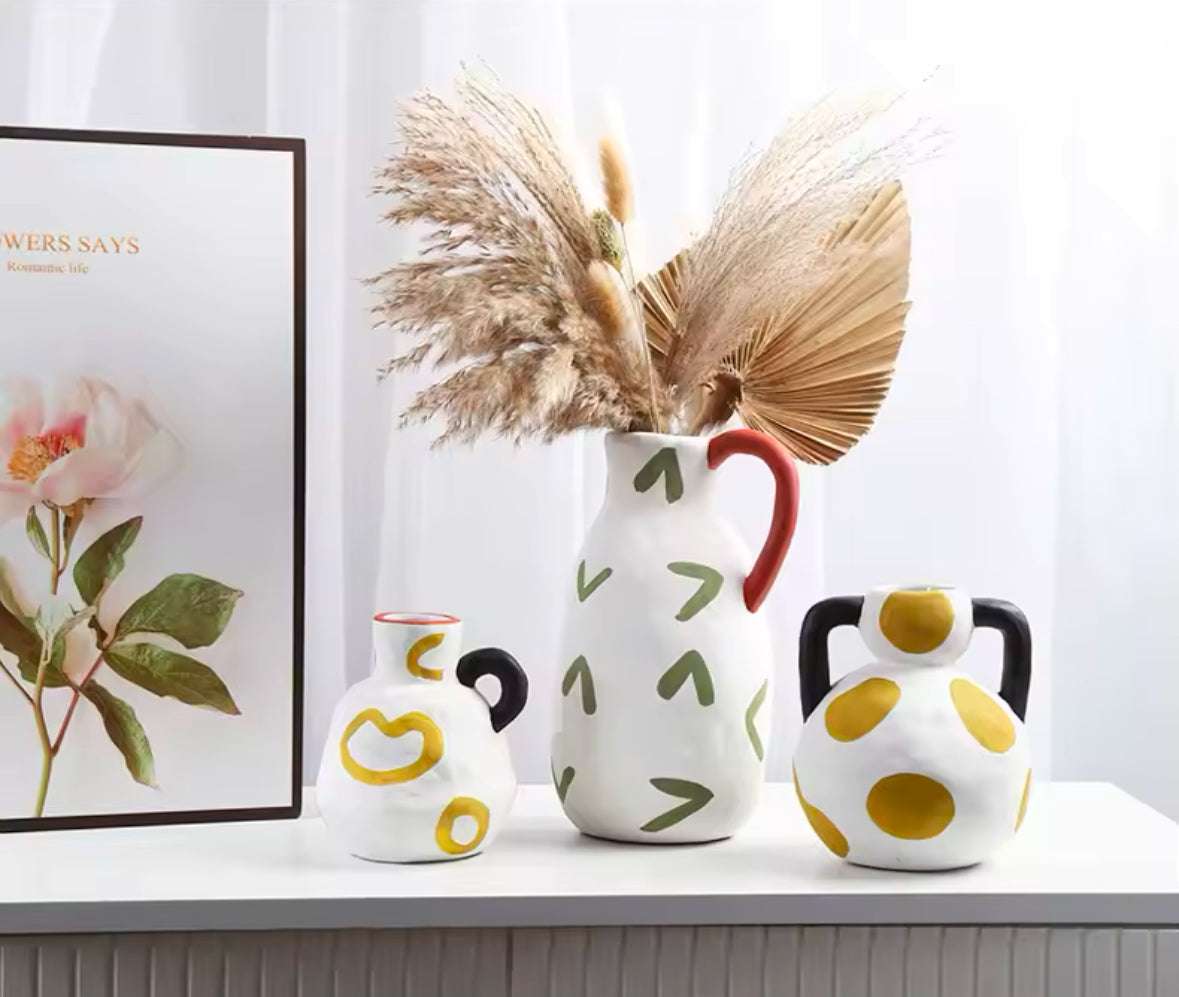 Vase en céramique design contemporain – Accessoire déco minimaliste et tendance