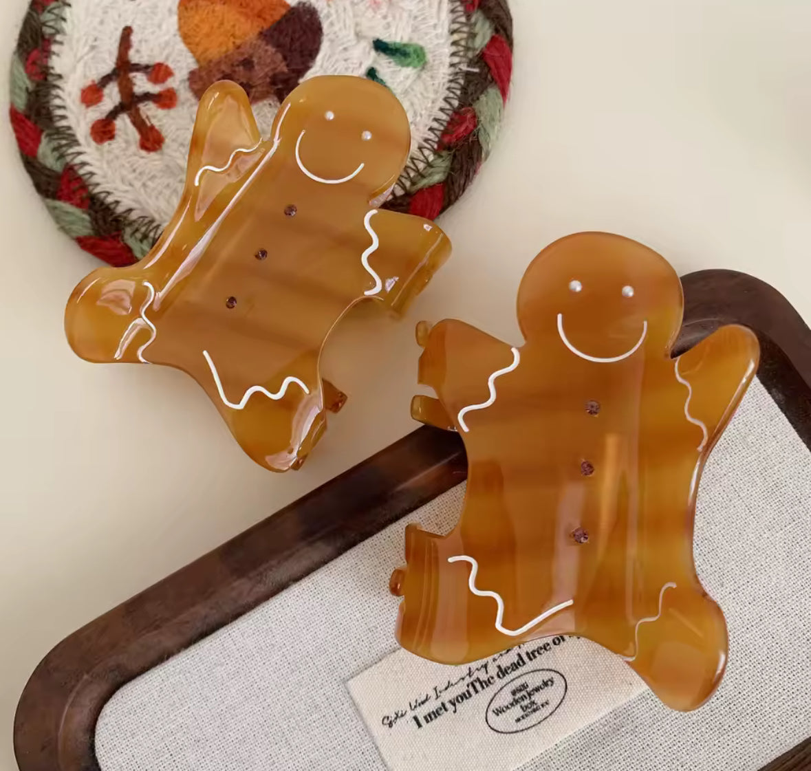 Broche de Noël Pain d’Épice