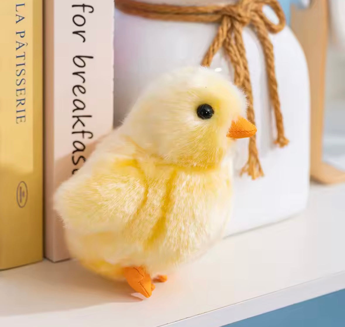 poussin en peluche coussin doux décoration intérieure cosy