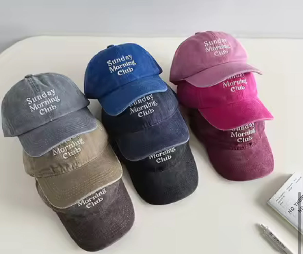 Accessoire de mode urbain – casquette Sunday Morning Club chic