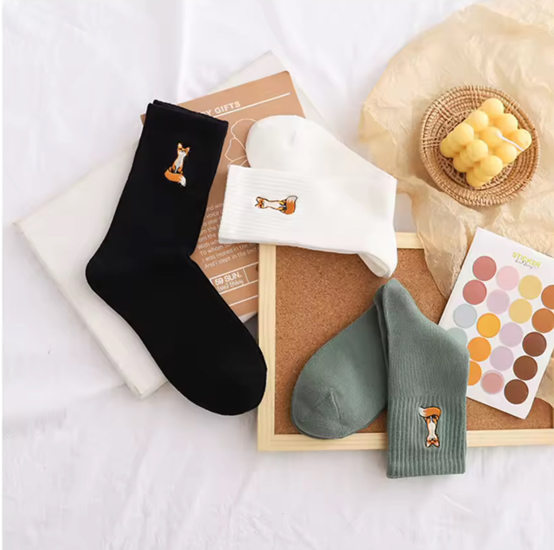 Chaussettes renard tendance pour homme