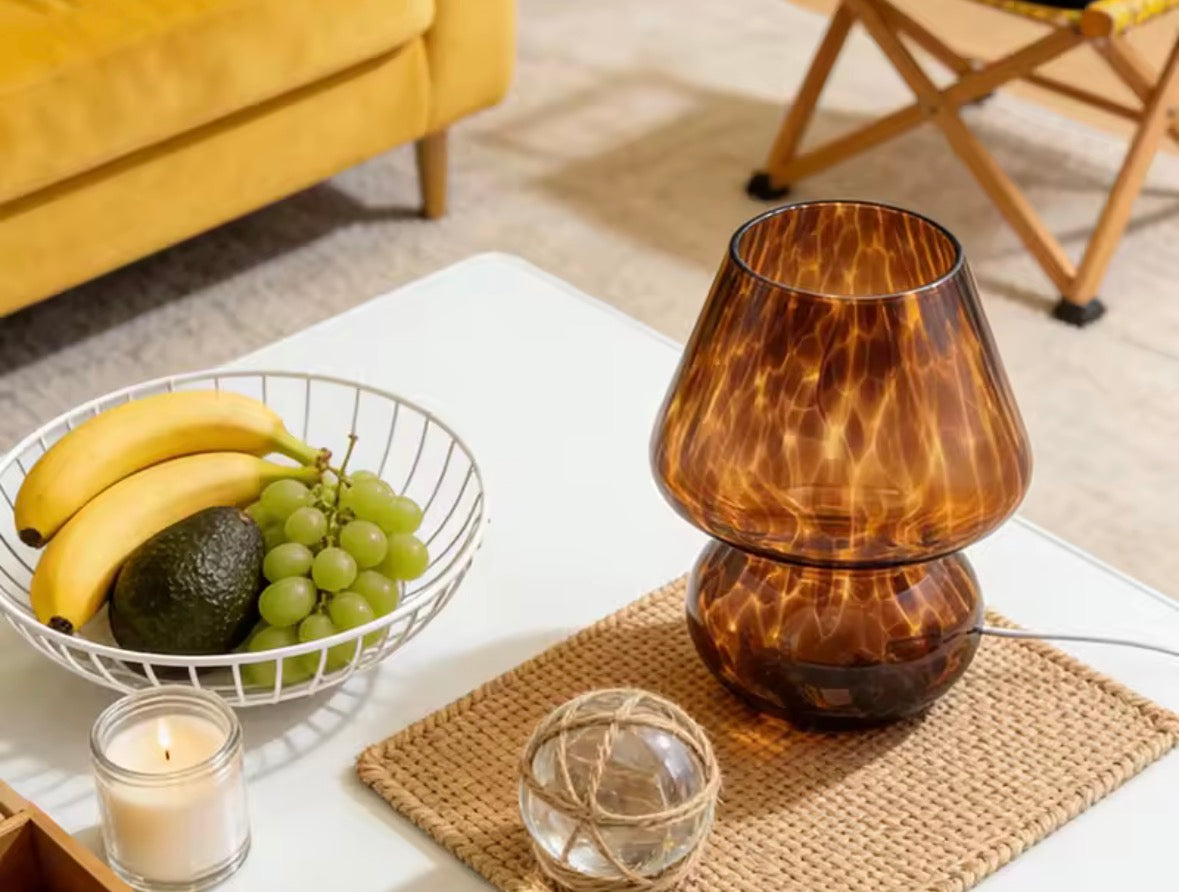 Lampe Ambre – Éclat 70’s
