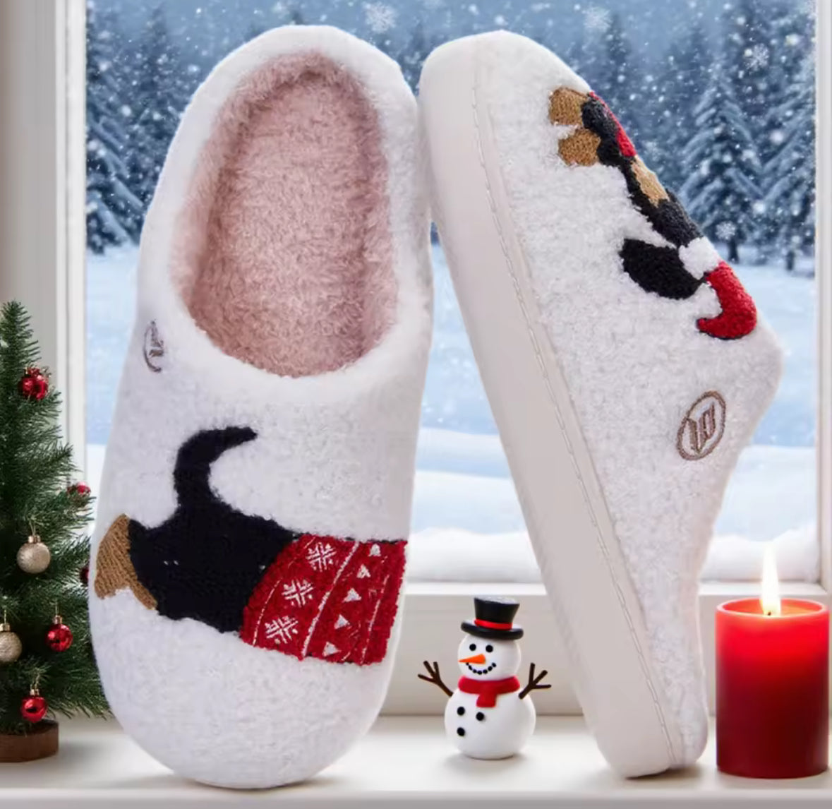 Chaussons Teckel de Noël – Édition Limitée