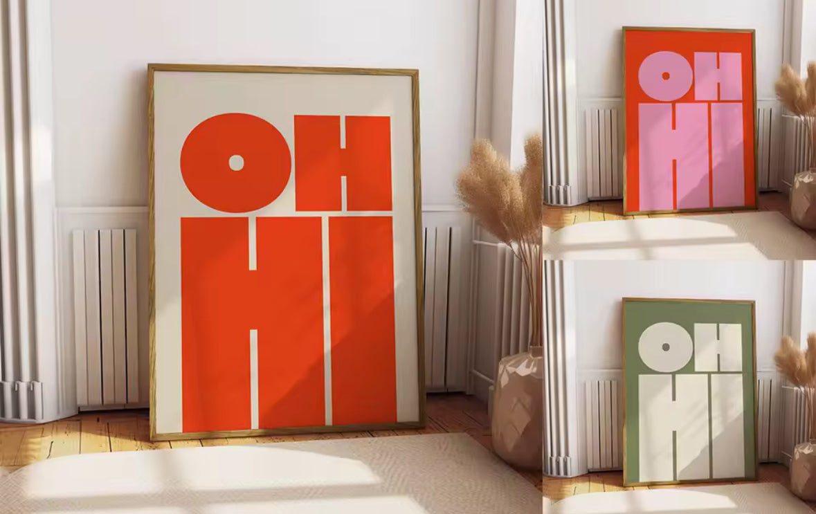 Poster mural moderne inspiration studio design pour intérieur contemporain