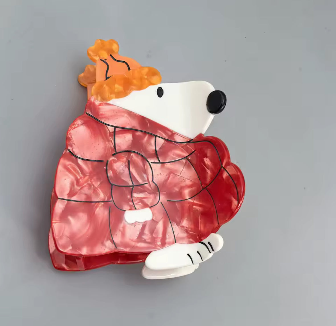 Pince à Cheveux Snoopy Hiver