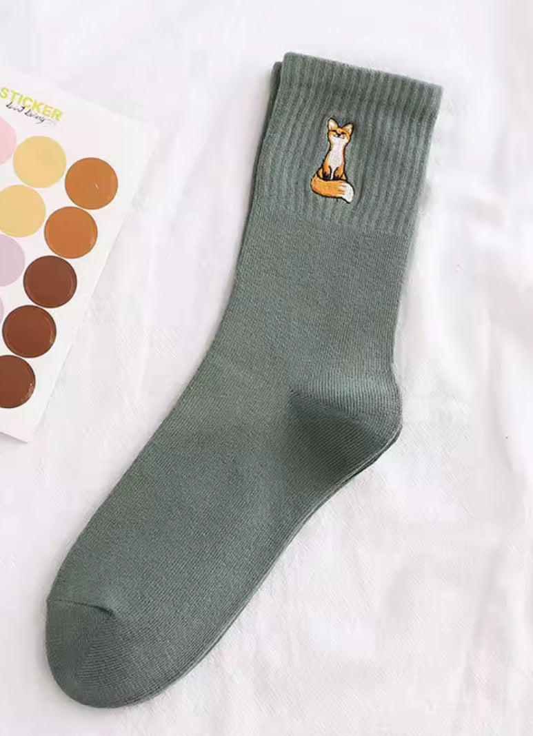 Chaussettes renard fantaisie originales