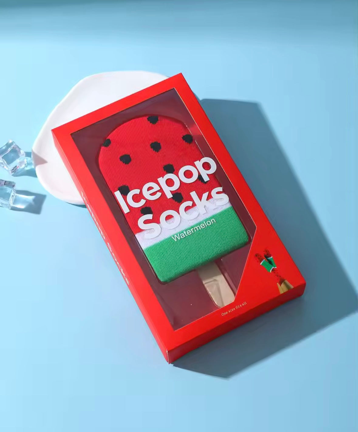 Chaussettes Pastèque Ice Pop – Coffret Cadeau Original