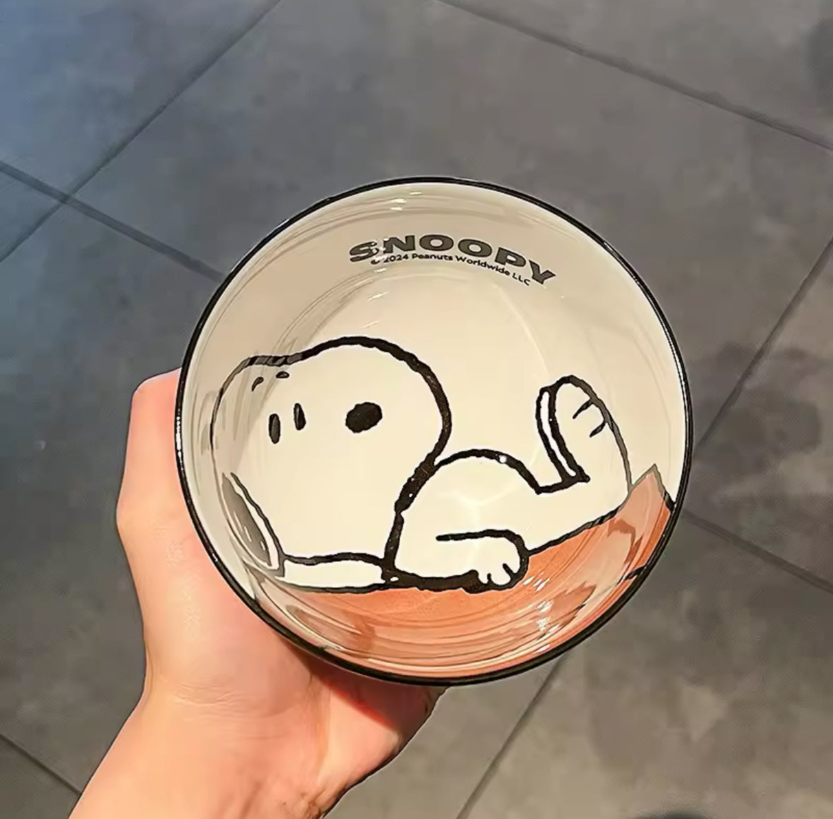 Bol Snoopy mignon en céramique – accessoire déco cuisine kawaii