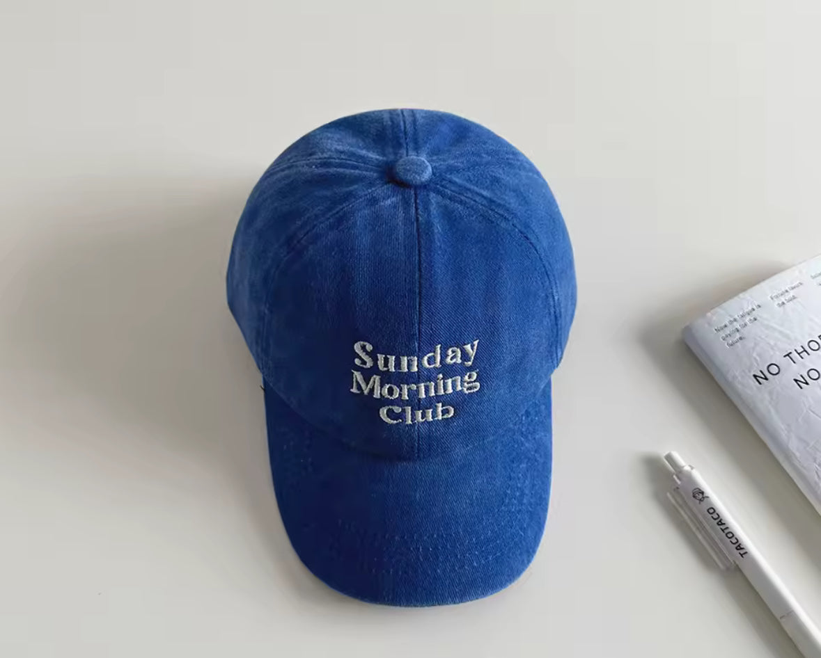 Casquette premium Sunday Morning Club – idéale pour voyages et sorties