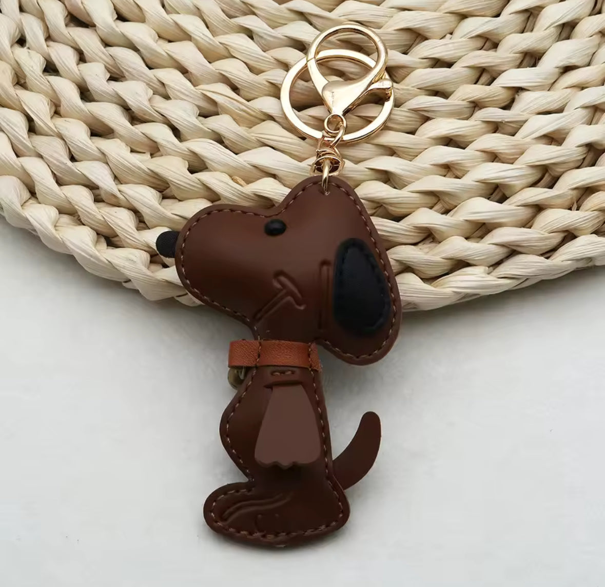 Porte-clés Snoopy doux et souple pour un usage quotidien