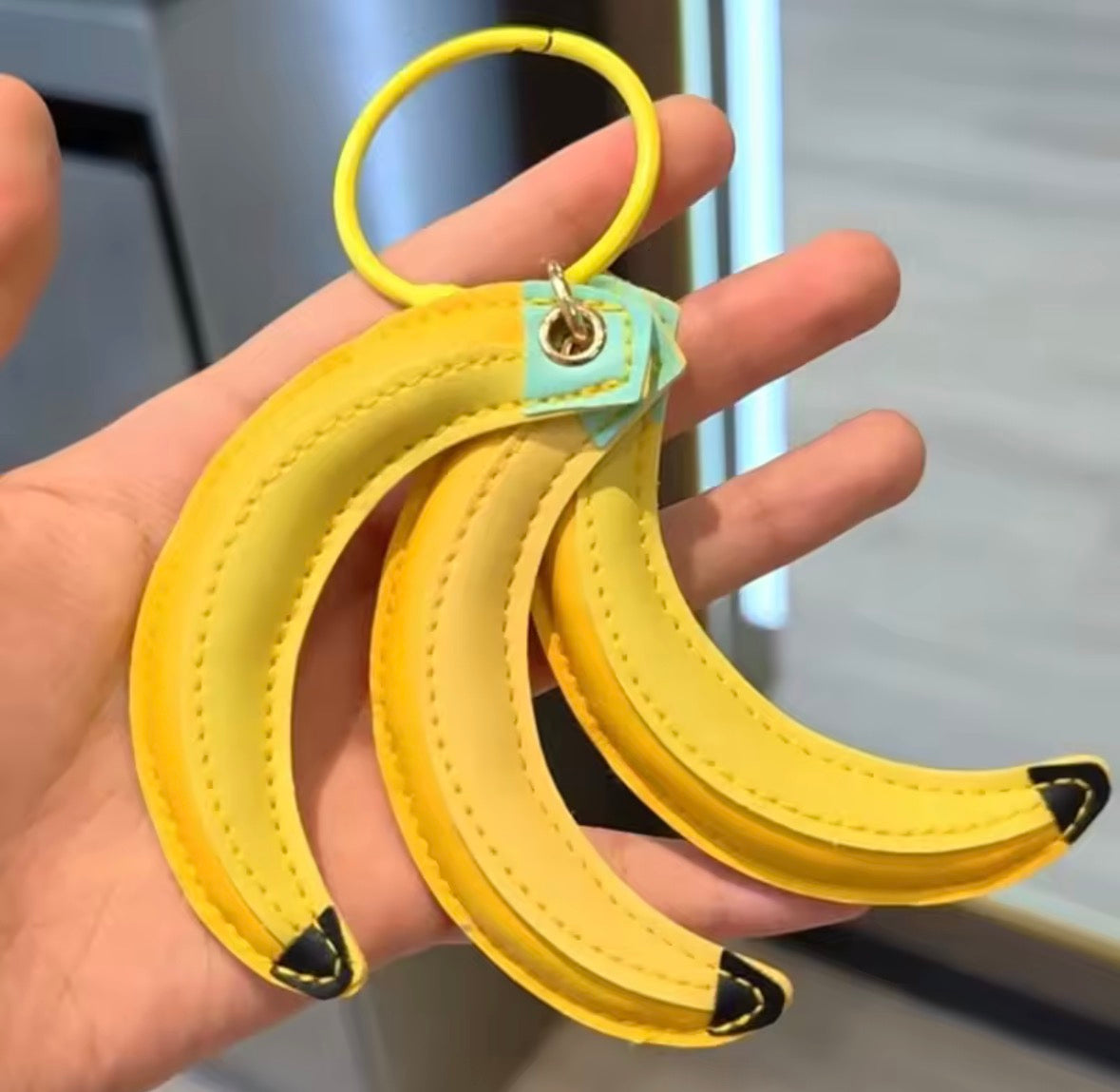 porte clé banane esthétique accessoire déco tendance