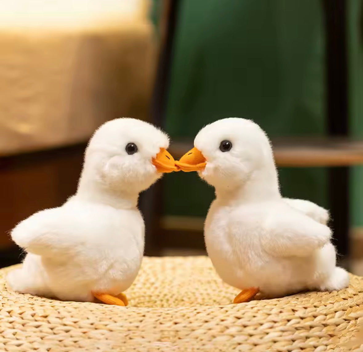 canard peluche doux coussin décoratif intérieur moderne