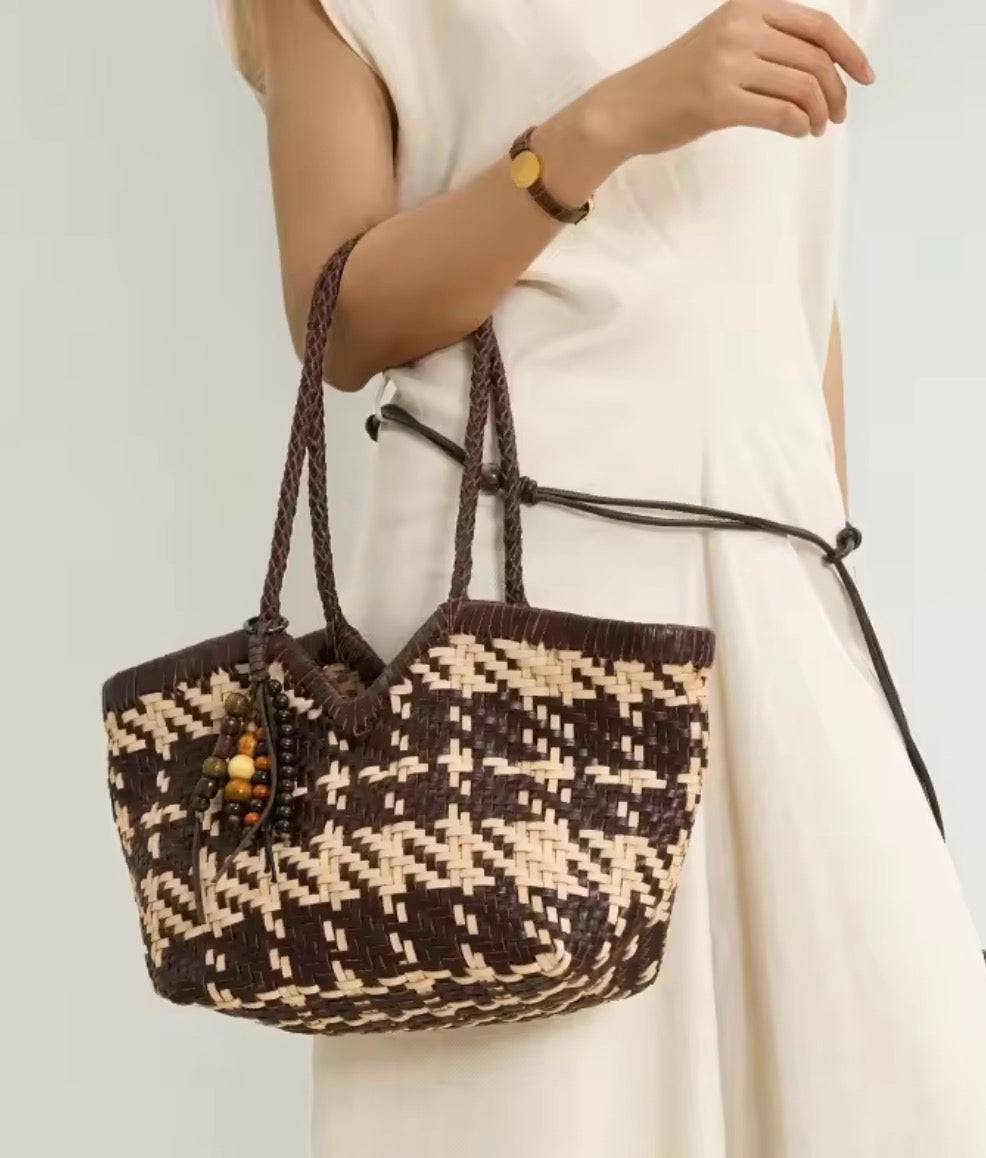 Sac Tressé Bohème en cuir