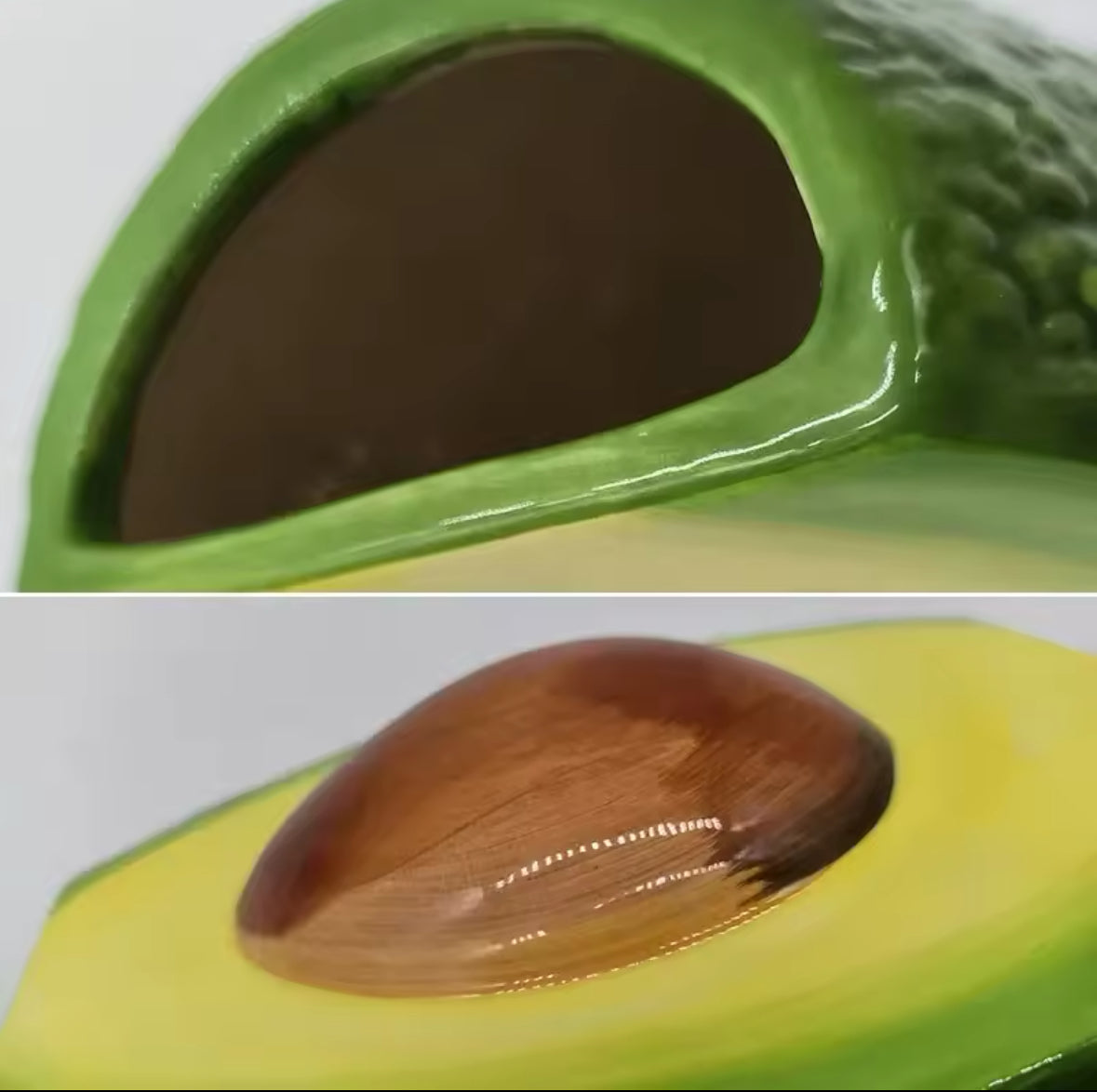 Cadeau rigolo pour fan d’avocat – vase design en céramique artisanale