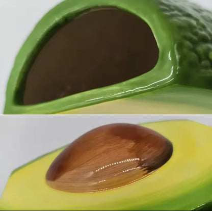 Cadeau rigolo pour fan d’avocat – vase design en céramique artisanale