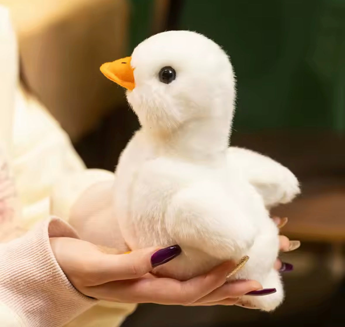 peluche canard esthétique décoration chambre cocooning