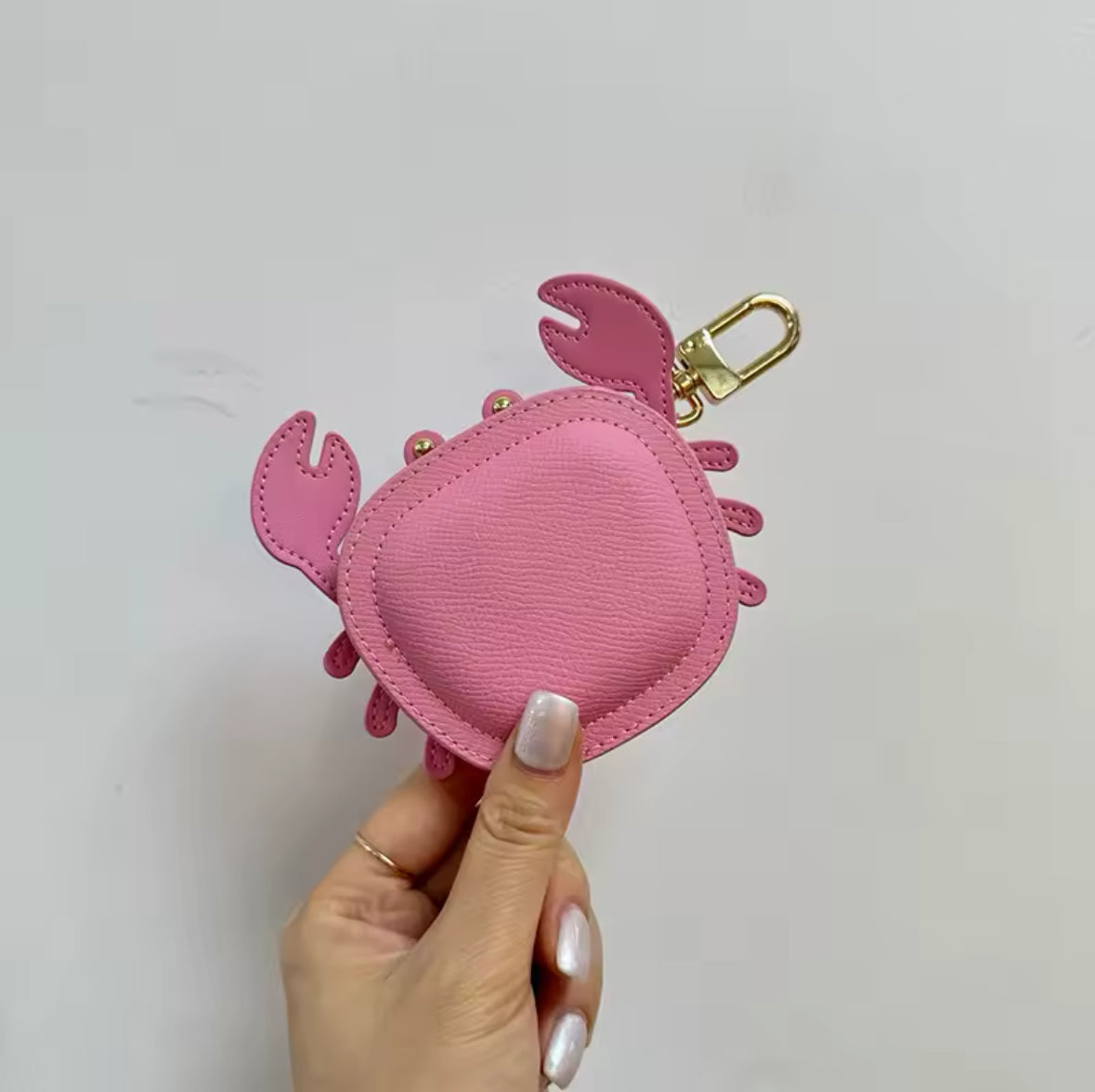 Mini Sac Pendentif Crabe Jaune – Petit Format Pratique et Stylé