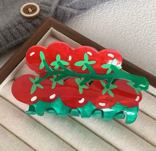 Pince à Cheveux Tomate