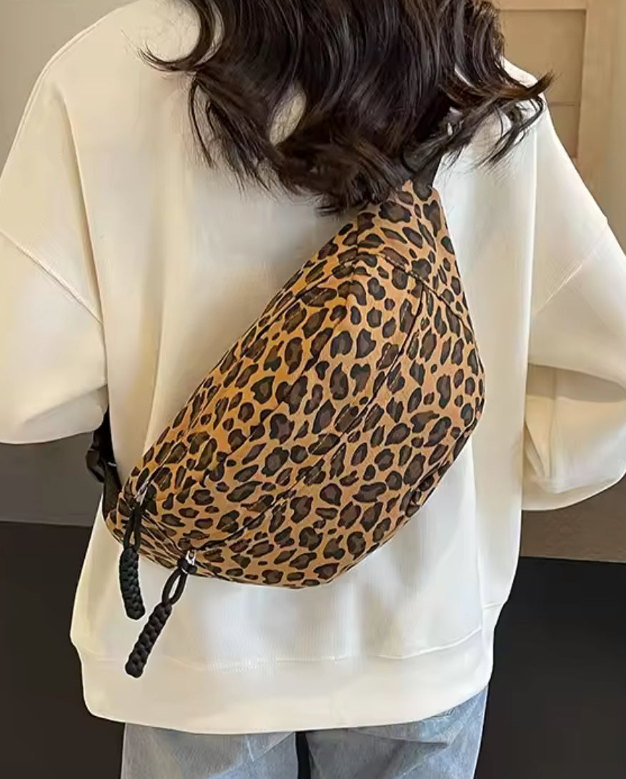 Sac bandoulière léopard original – style casual et fashionista