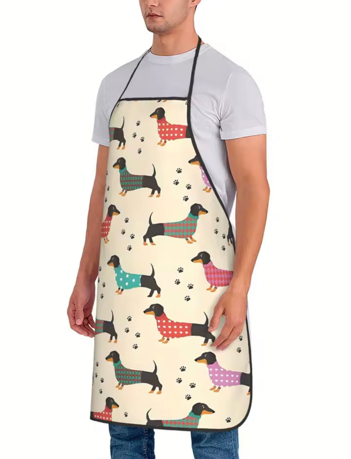 Tablier de cuisine motif Teckel