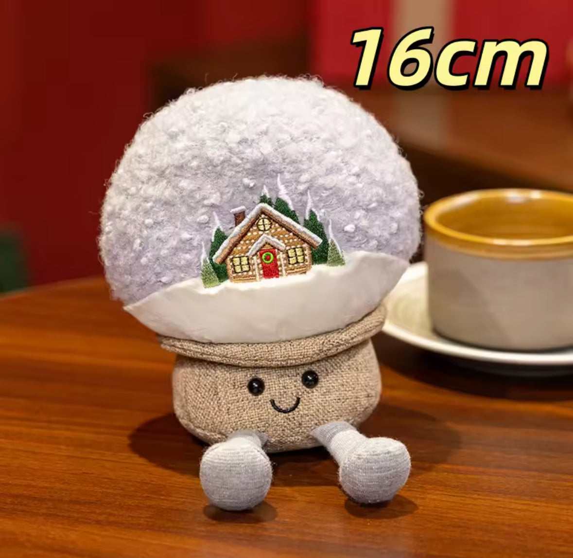 Peluche de Noël sapin vert idéale pour cadeau de fête