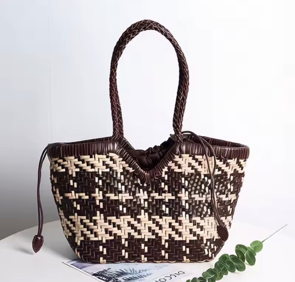 Sac Tressé Bohème en cuir