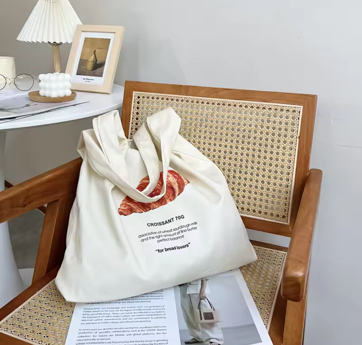 Sac Tote Bag Croissant
