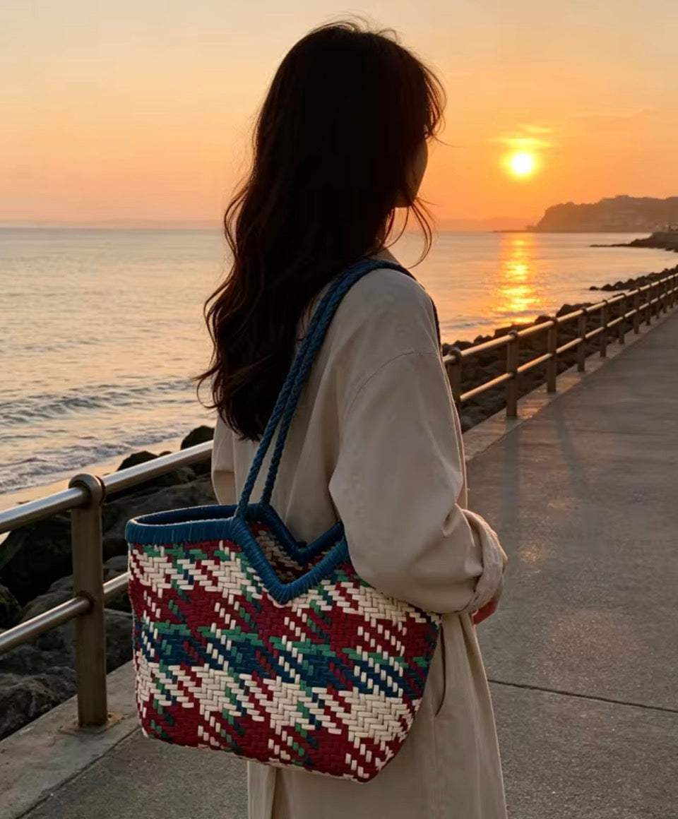 Sac Tressé Bohème en cuir