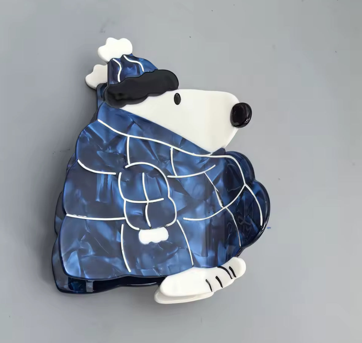 Pince à Cheveux Snoopy Hiver