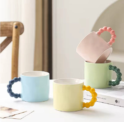 Tasse Mug Perle rose poudré tendance et élégante