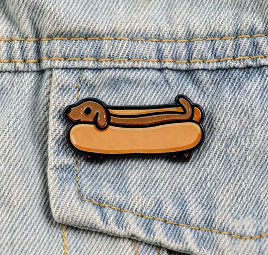 Pin’s Teckel Hot-Dog