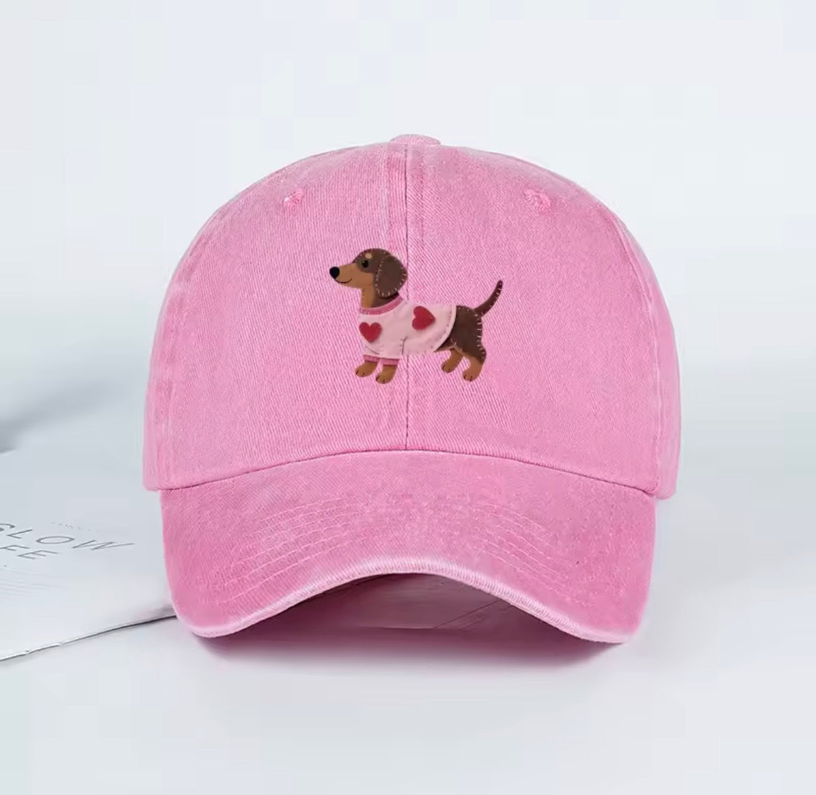 Casquette Teckel – Broderie Cœur