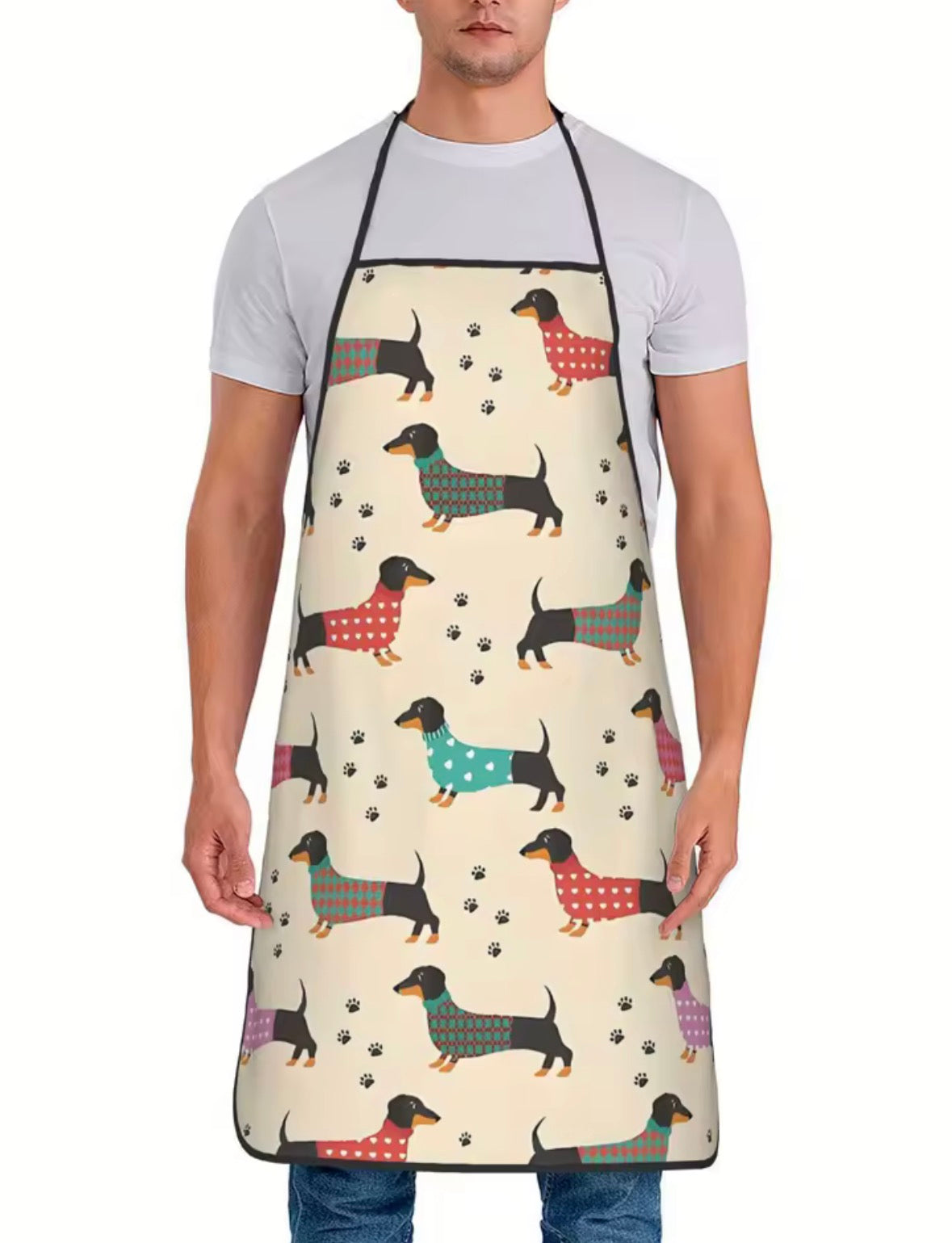 Tablier de cuisine motif Teckel