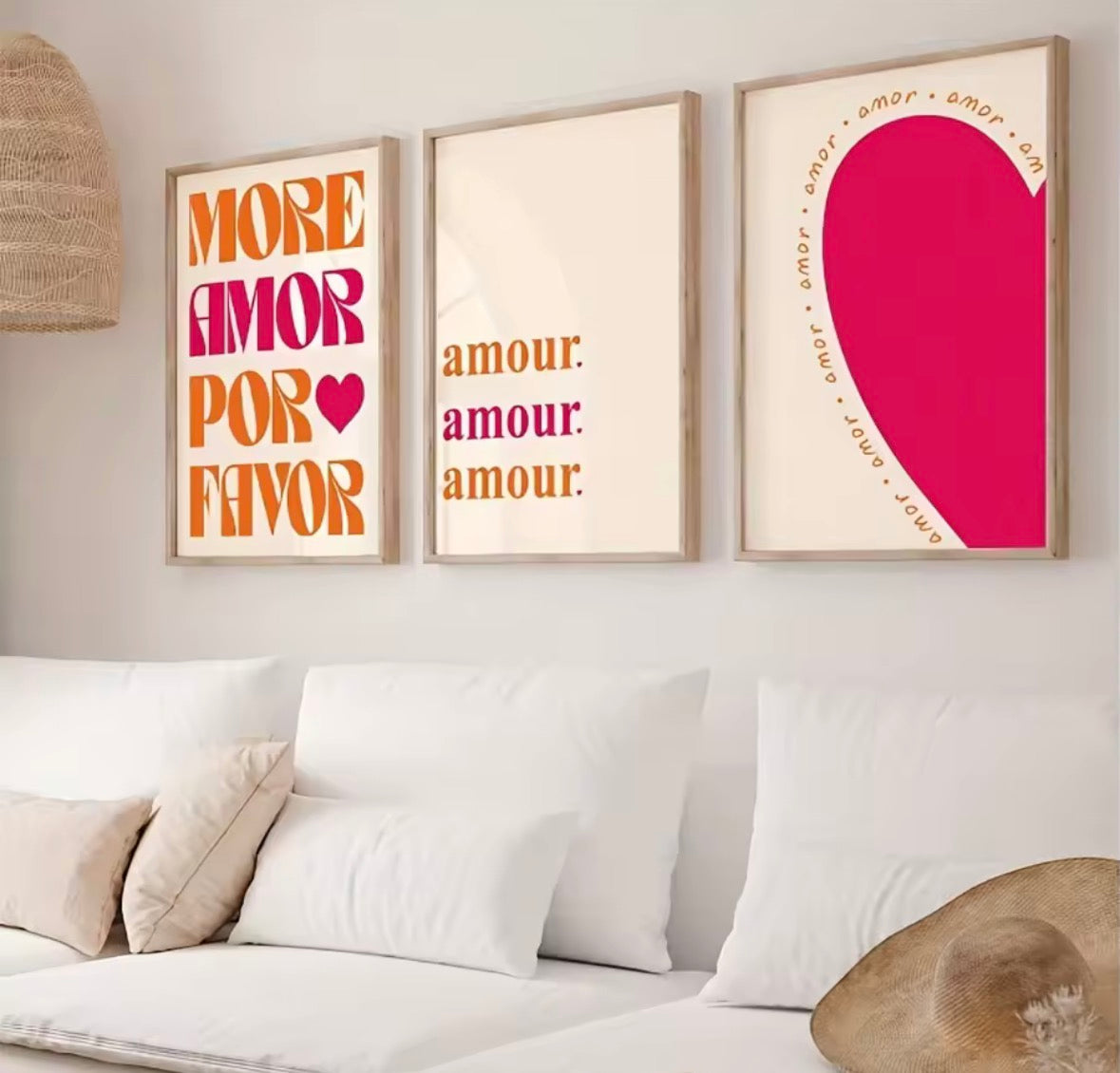 Trio d’Affiches Amor