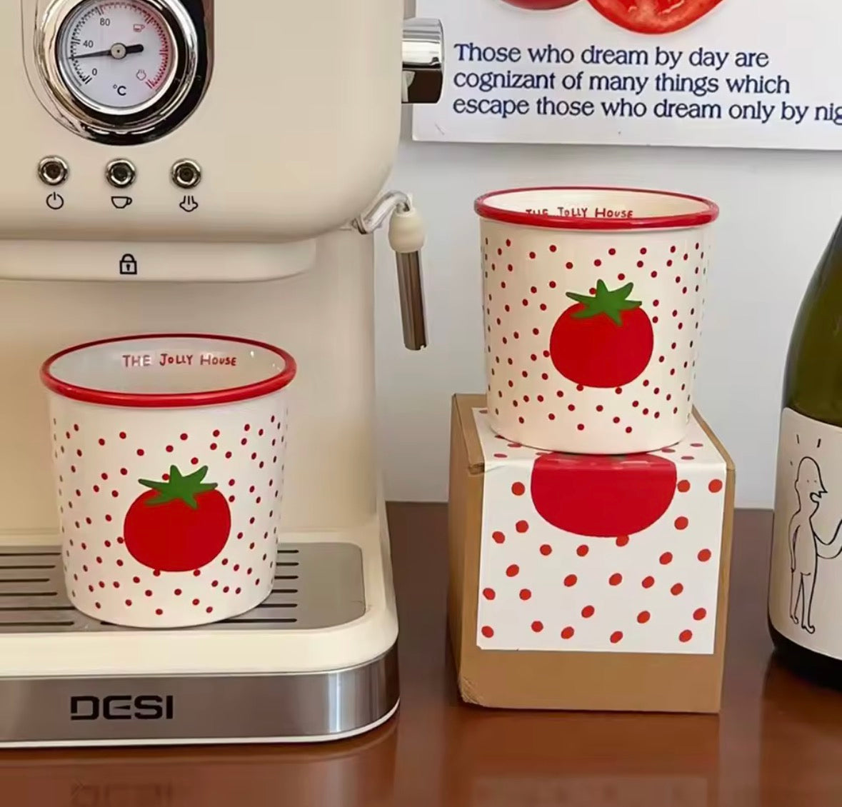Mug tomate original en céramique déco cuisine tendance