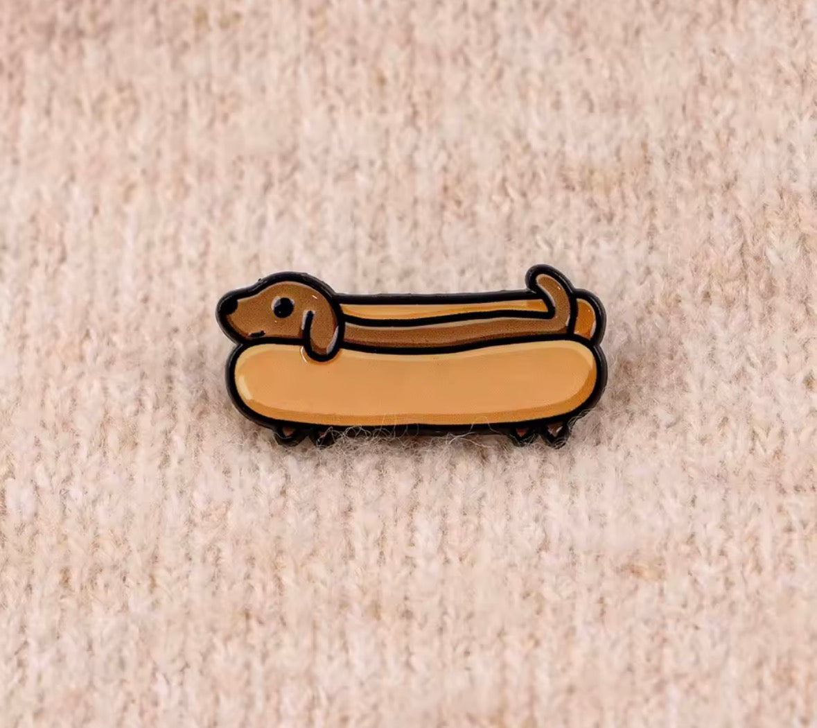 Pin’s Teckel Hot-Dog