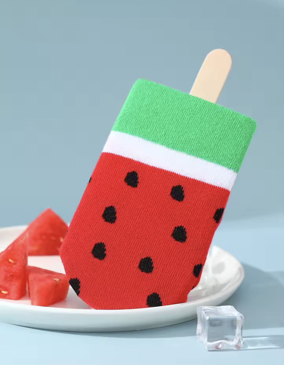 Chaussettes Pastèque Ice Pop – Coffret Cadeau Original