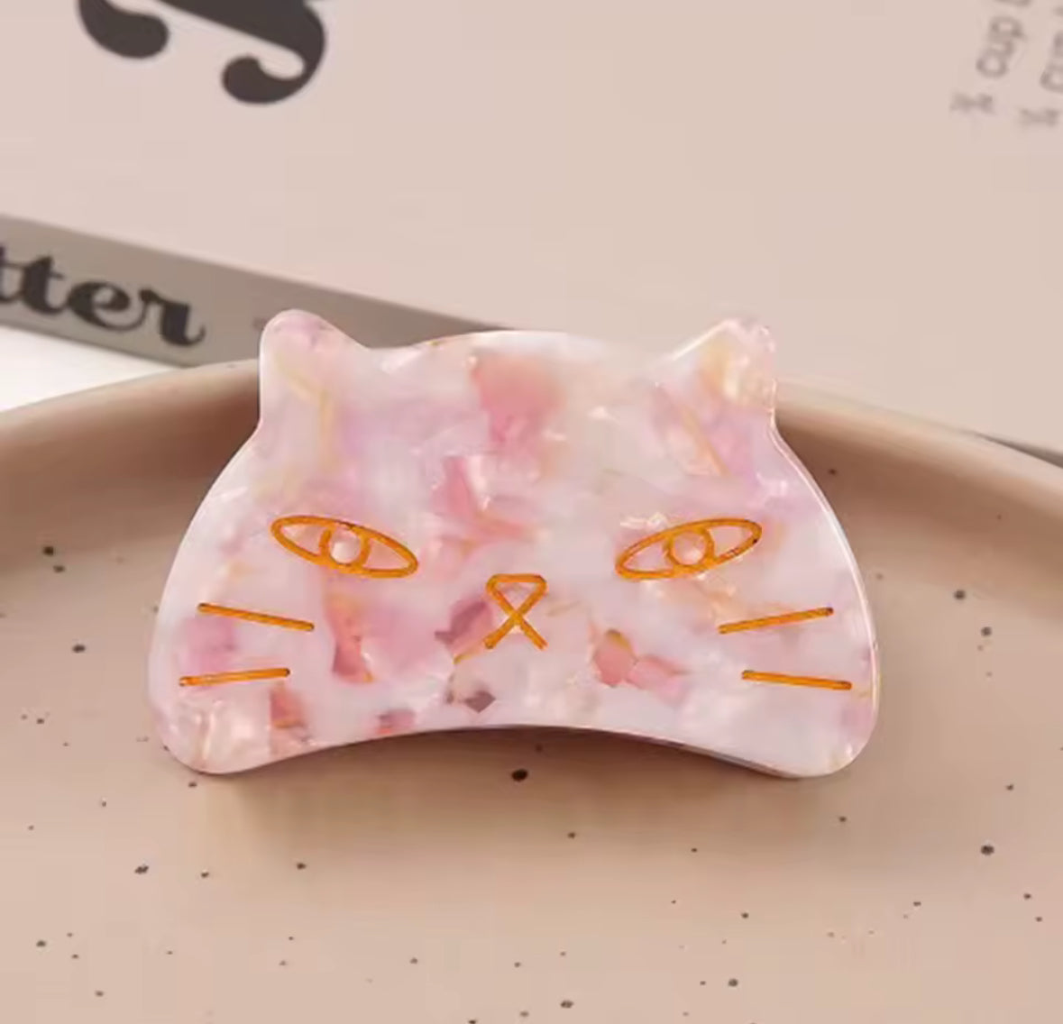Pince à Cheveux Chat accessoire cheveux tendance