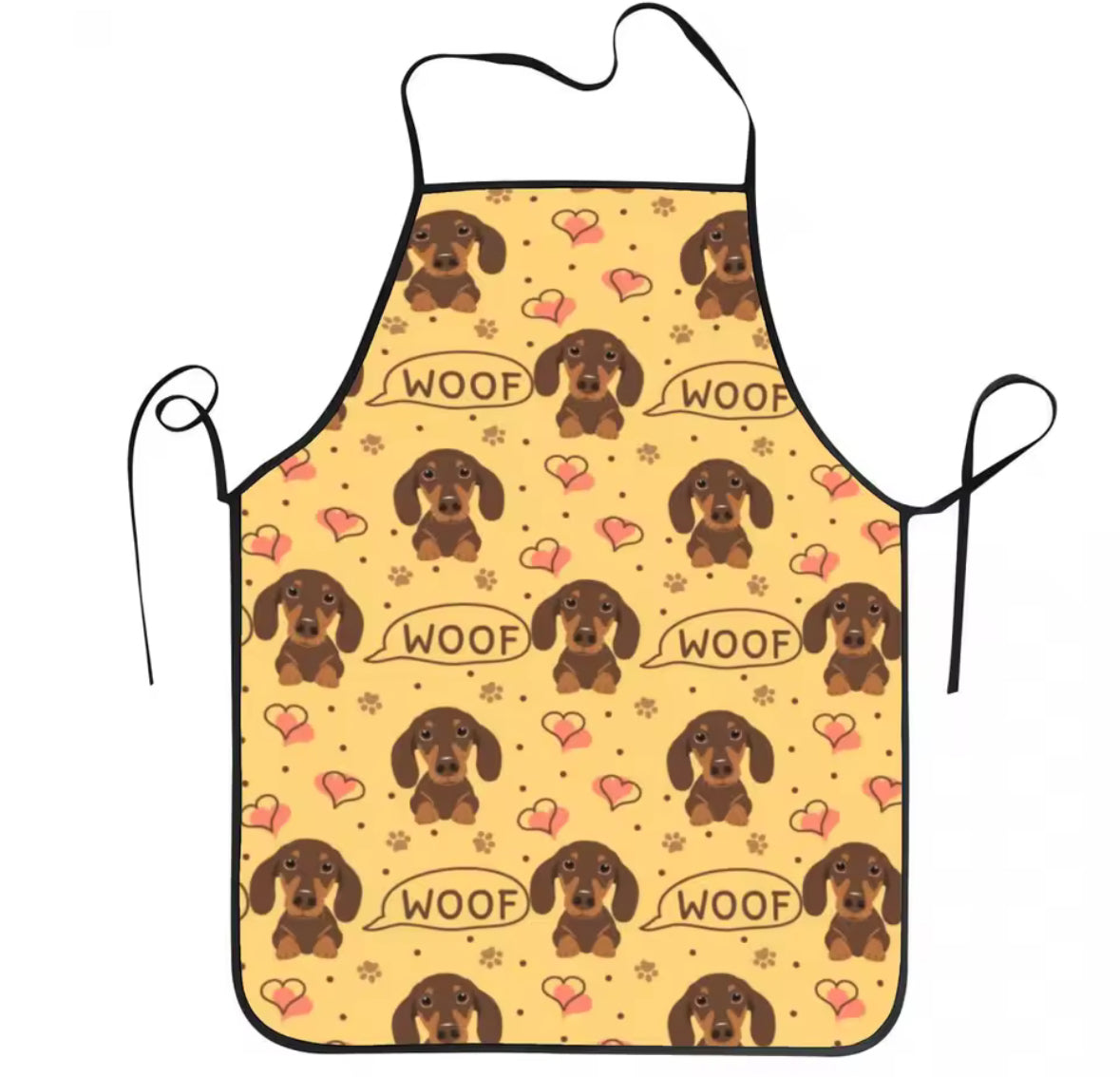 Tablier de cuisine humoristique motif teckel idéal comme cadeau original