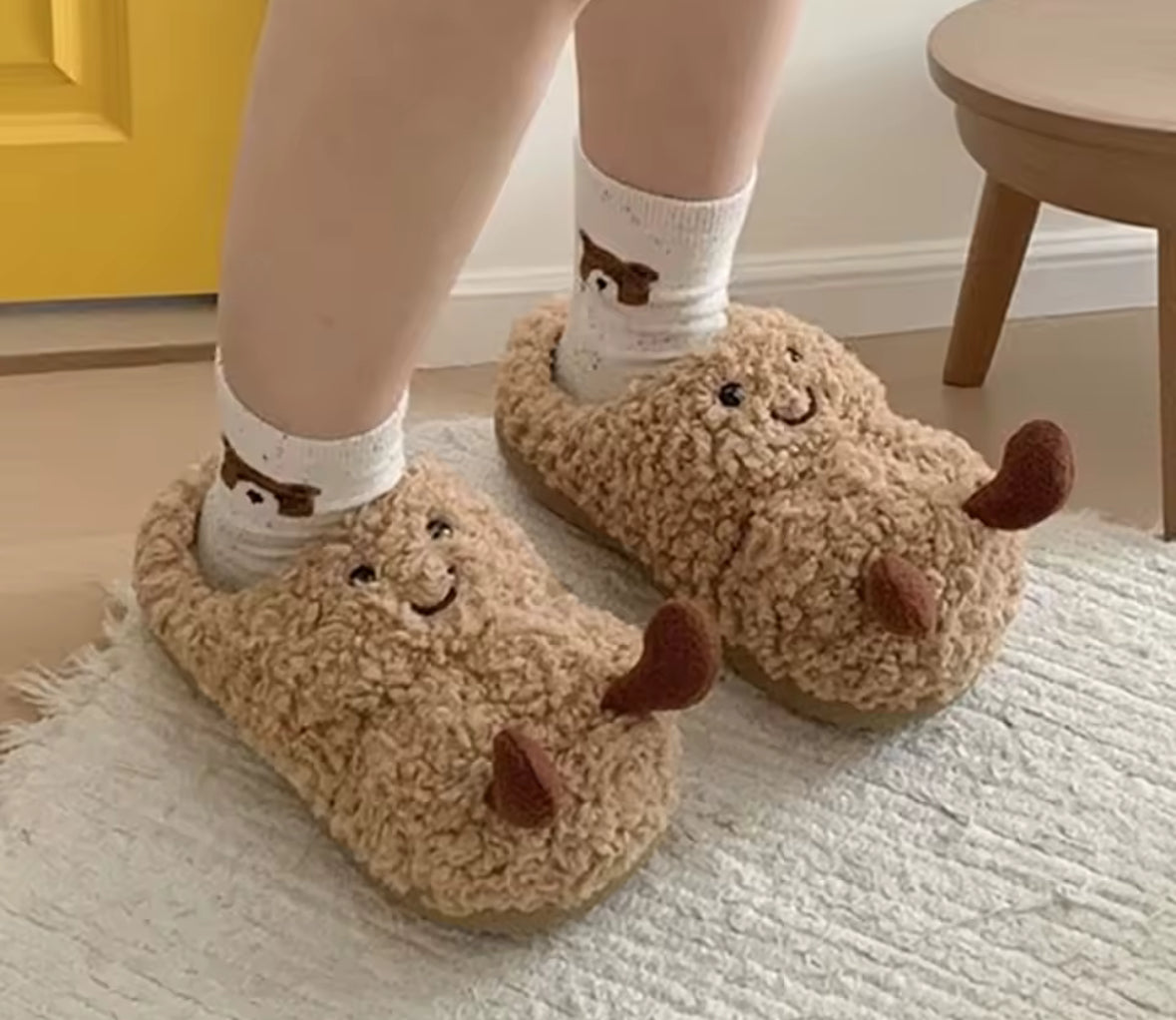 Chaussons Cacahuète en Bouclette