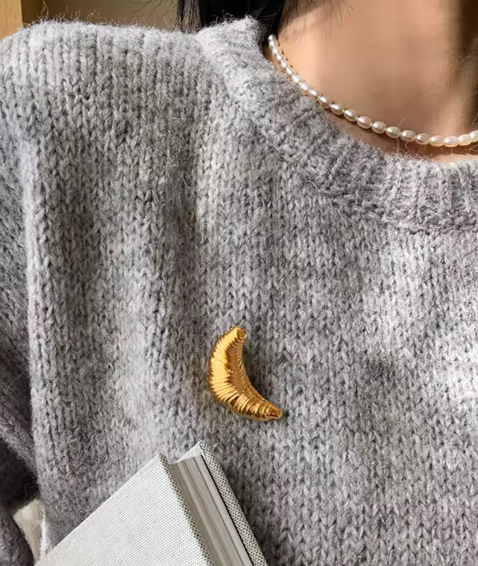 Broche Croissant
