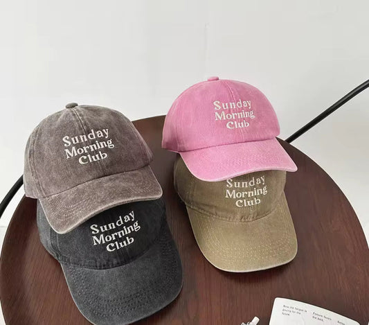 Casquette Sunday Morning Club unisexe – style tendance et confort