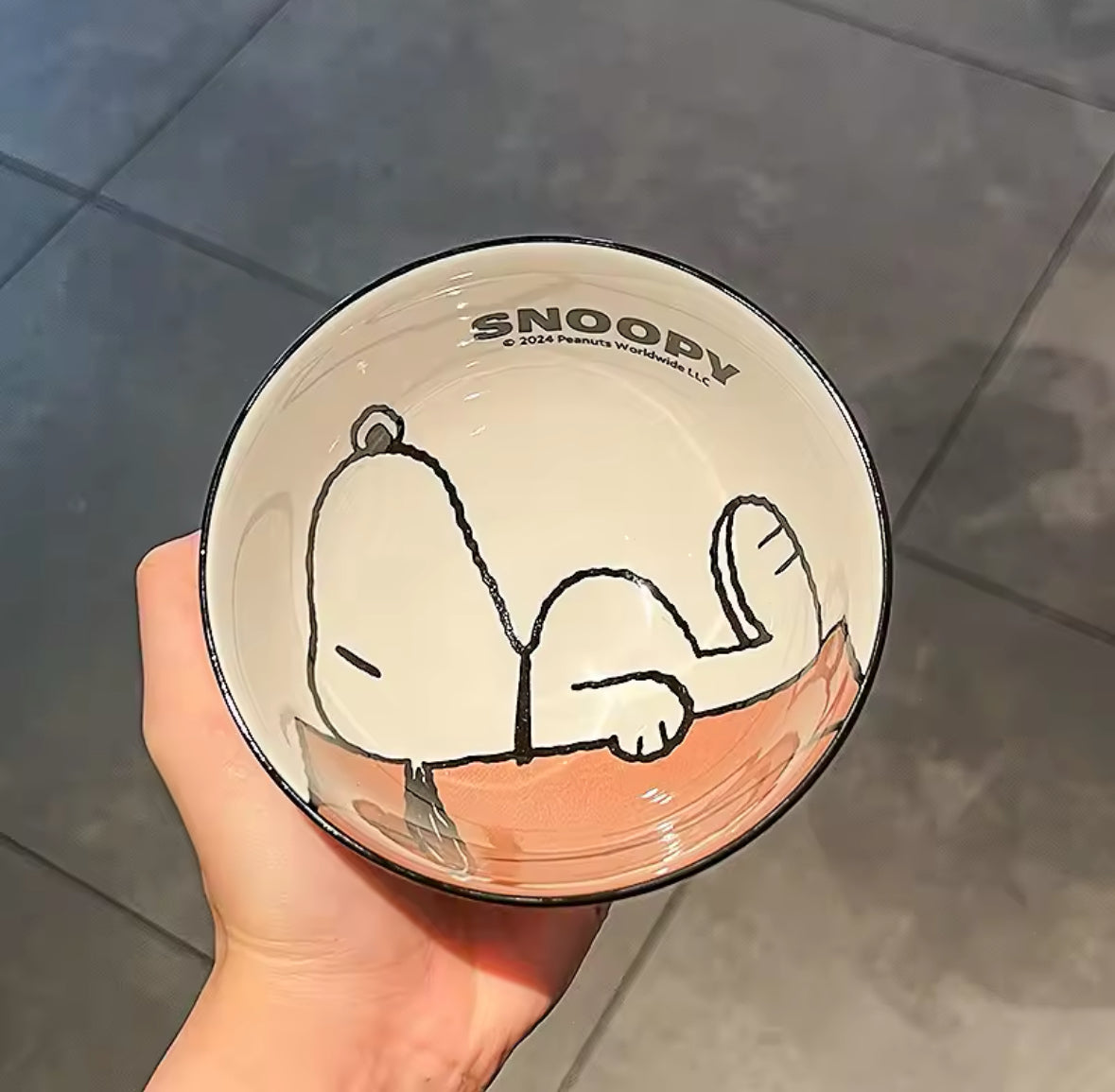 Set de 4 bols Snoopy – parfait pour petit déjeuner ou soupe
