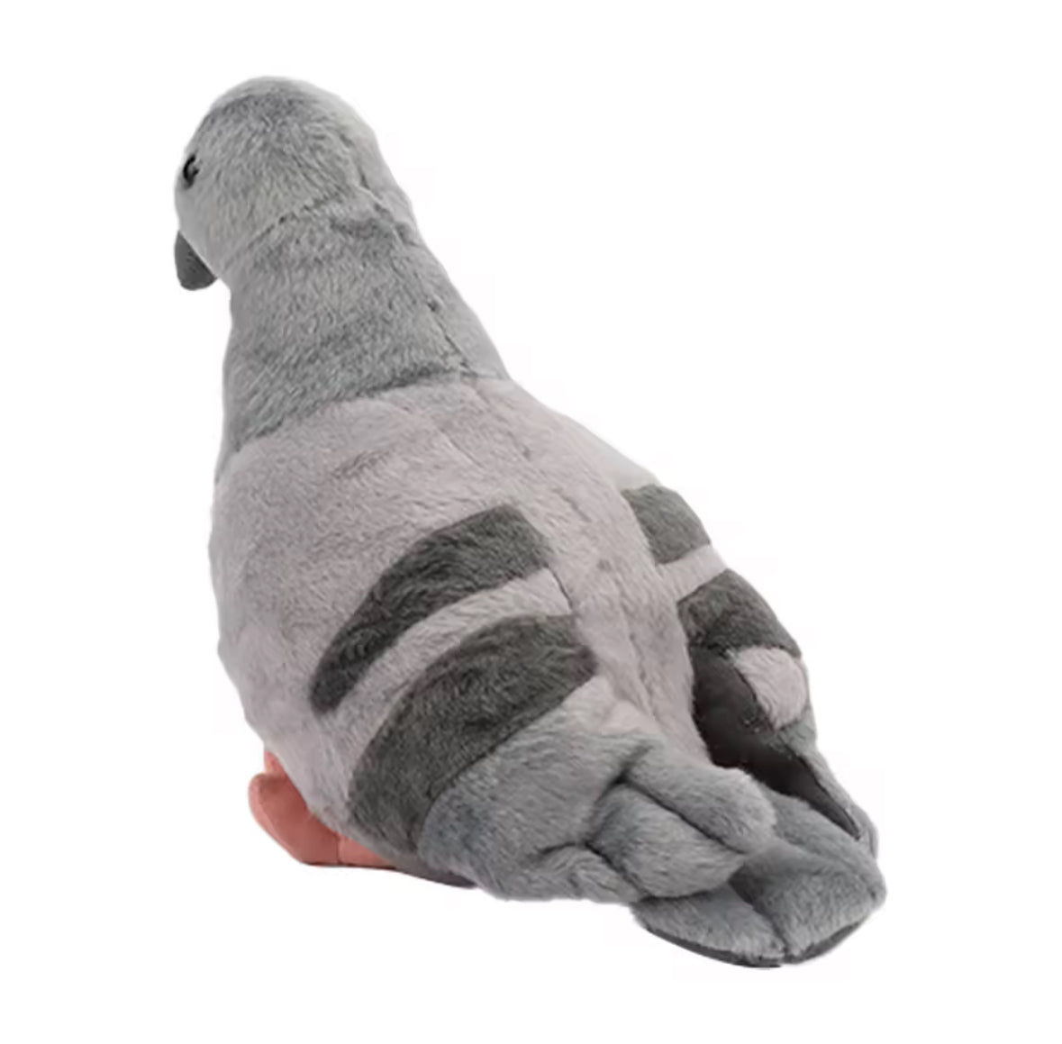 Peluche pigeon réaliste grise de 27 cm Maison Pamplune
