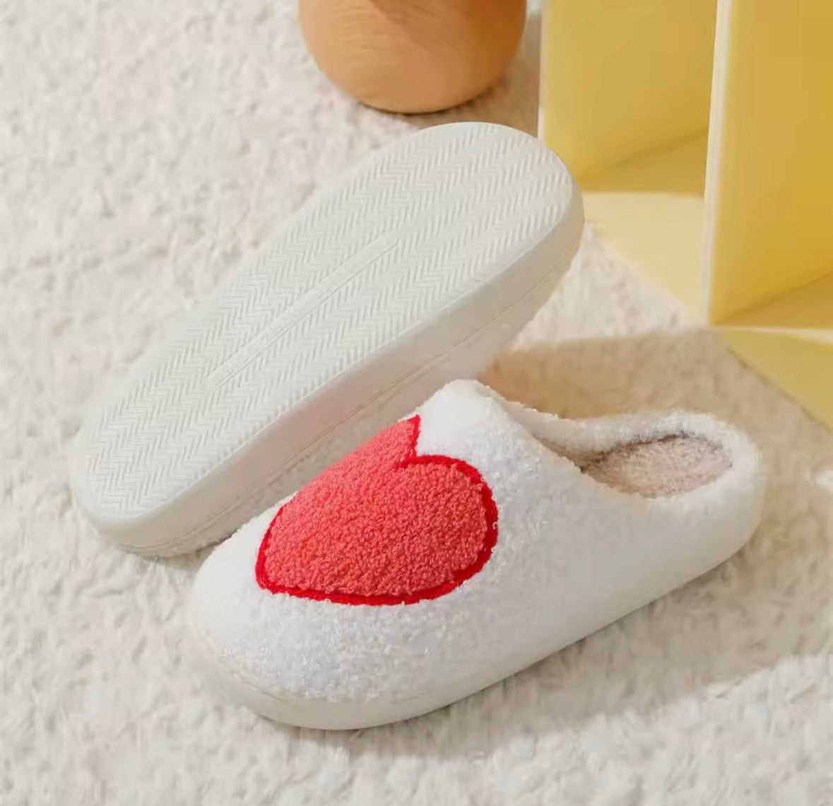 Chaussons Cœur Douillet intérieur moelleux, pantoufles cocooning hiver