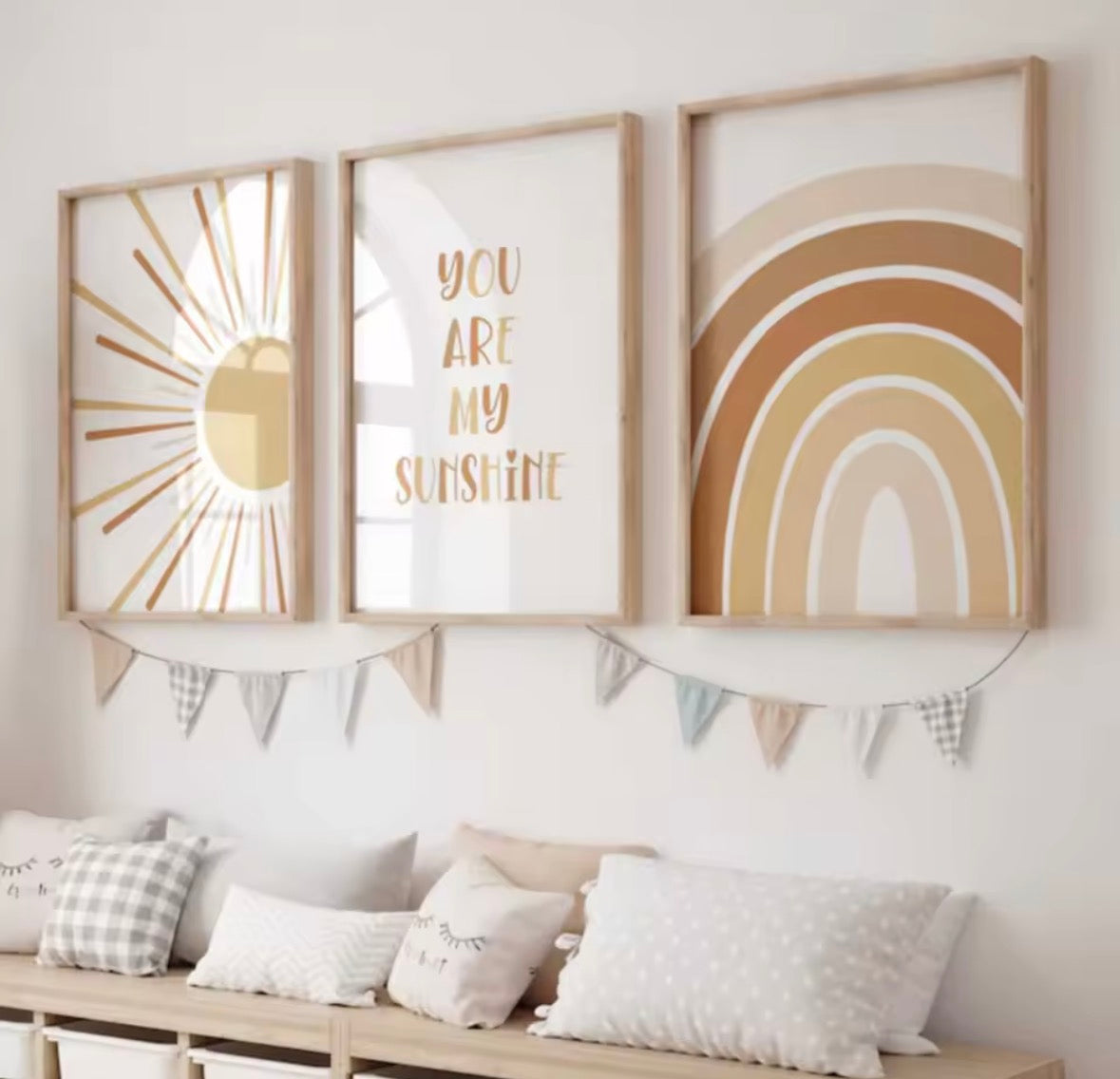 Trio d’affiches enfant – You Are My Sunshine