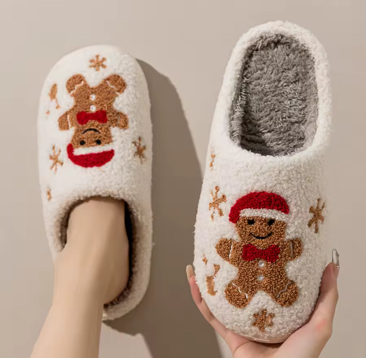 Chaussons de Noël Pain d’Épice